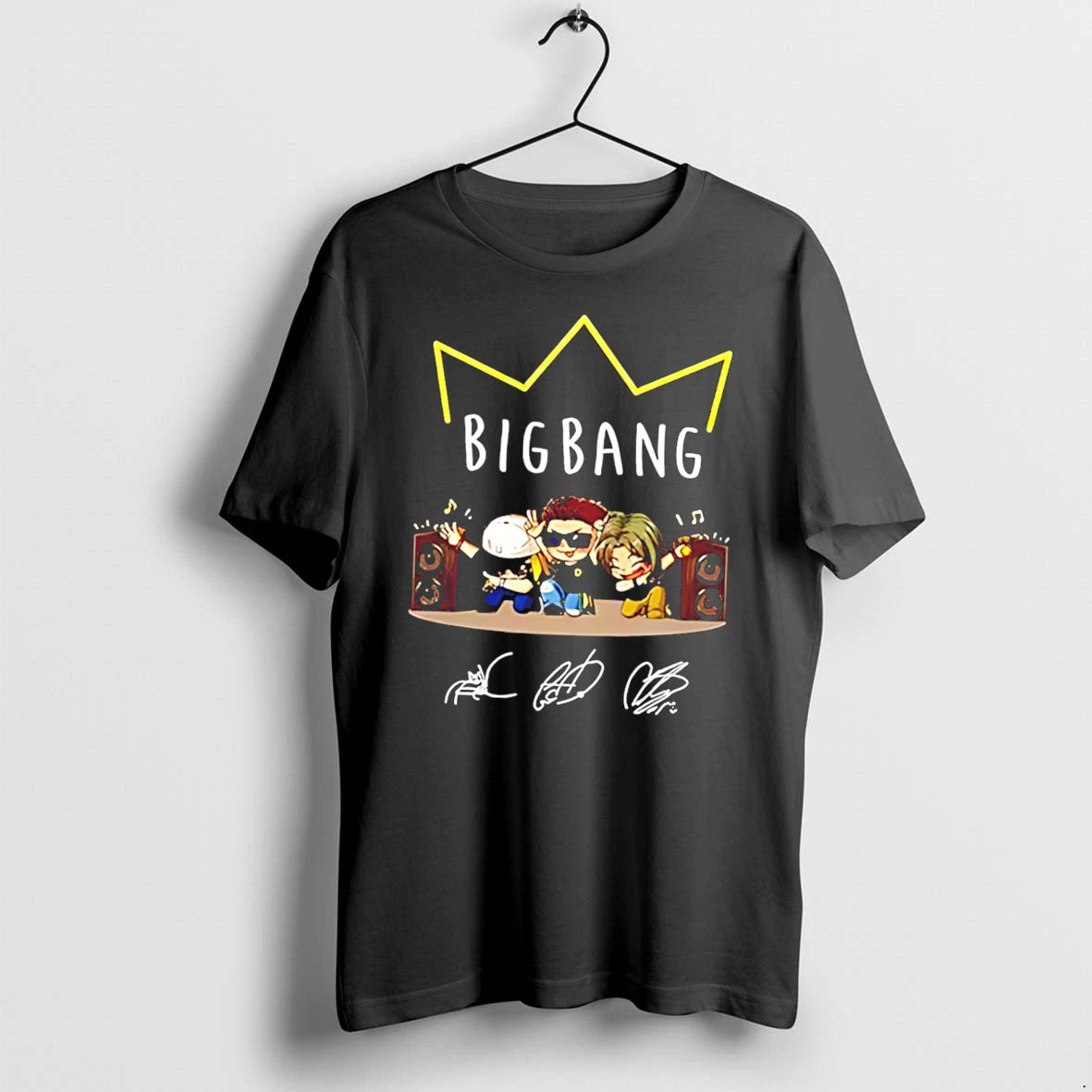 Officials Bigbang 2026 World Tour Caricature Signatures Tee Premium T Shirt