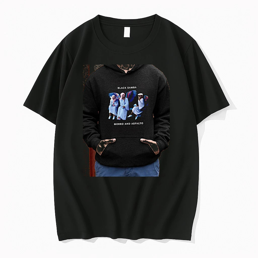 Officials Black Samba Morro And Asfalto Black Sabbath Angle Smoking Premium T Shirt