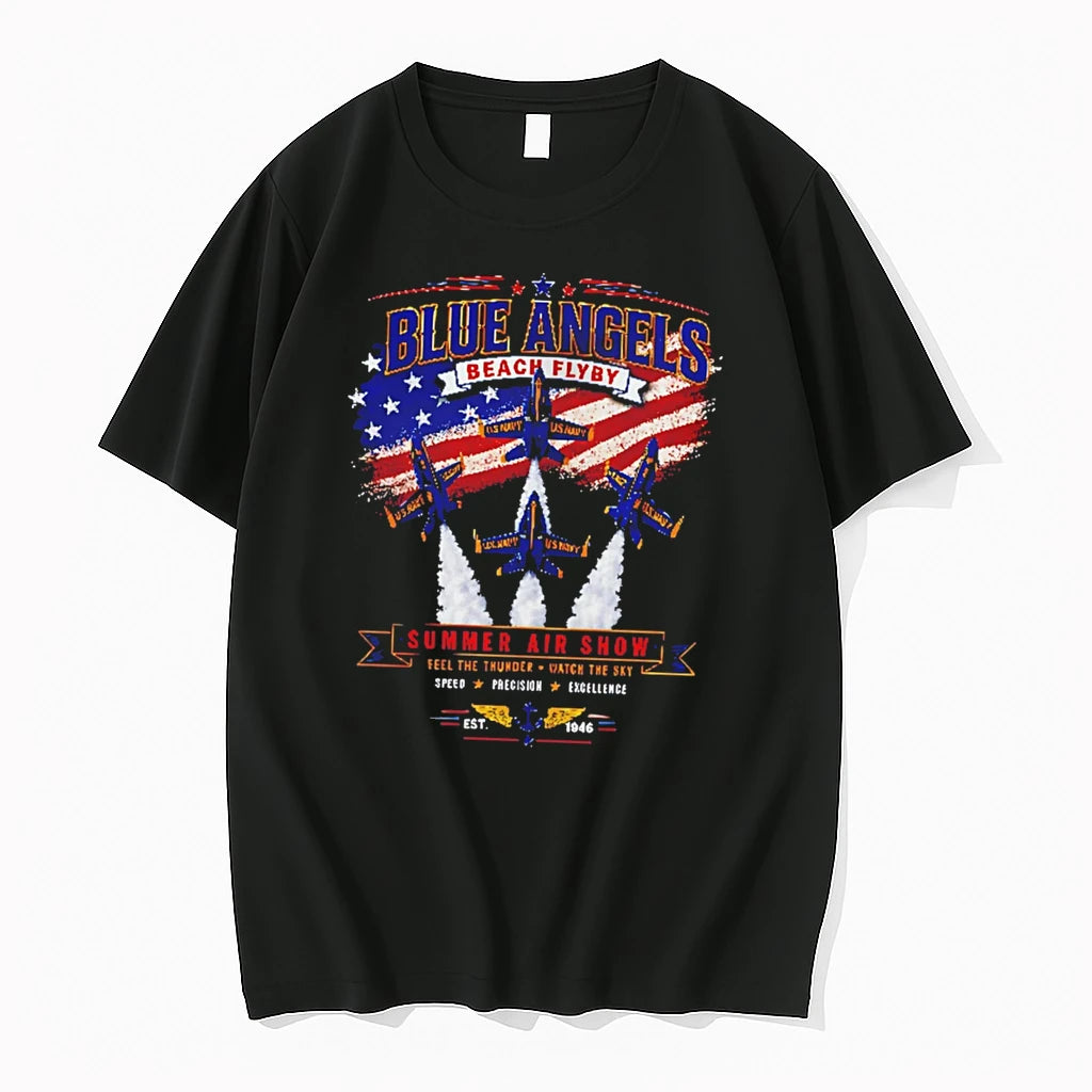 Officials Blue Angels Beach Flyby Summer Air Show Tee Premium T Shirt