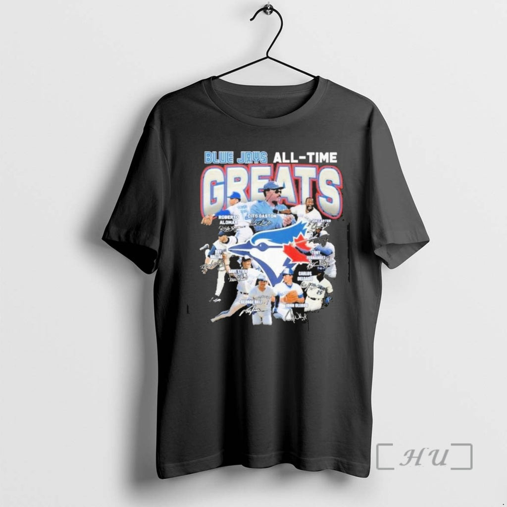 Officials Blue Jays All Time Greats Spor Team 2025 Signatures T Men Tee Shirt Sweater