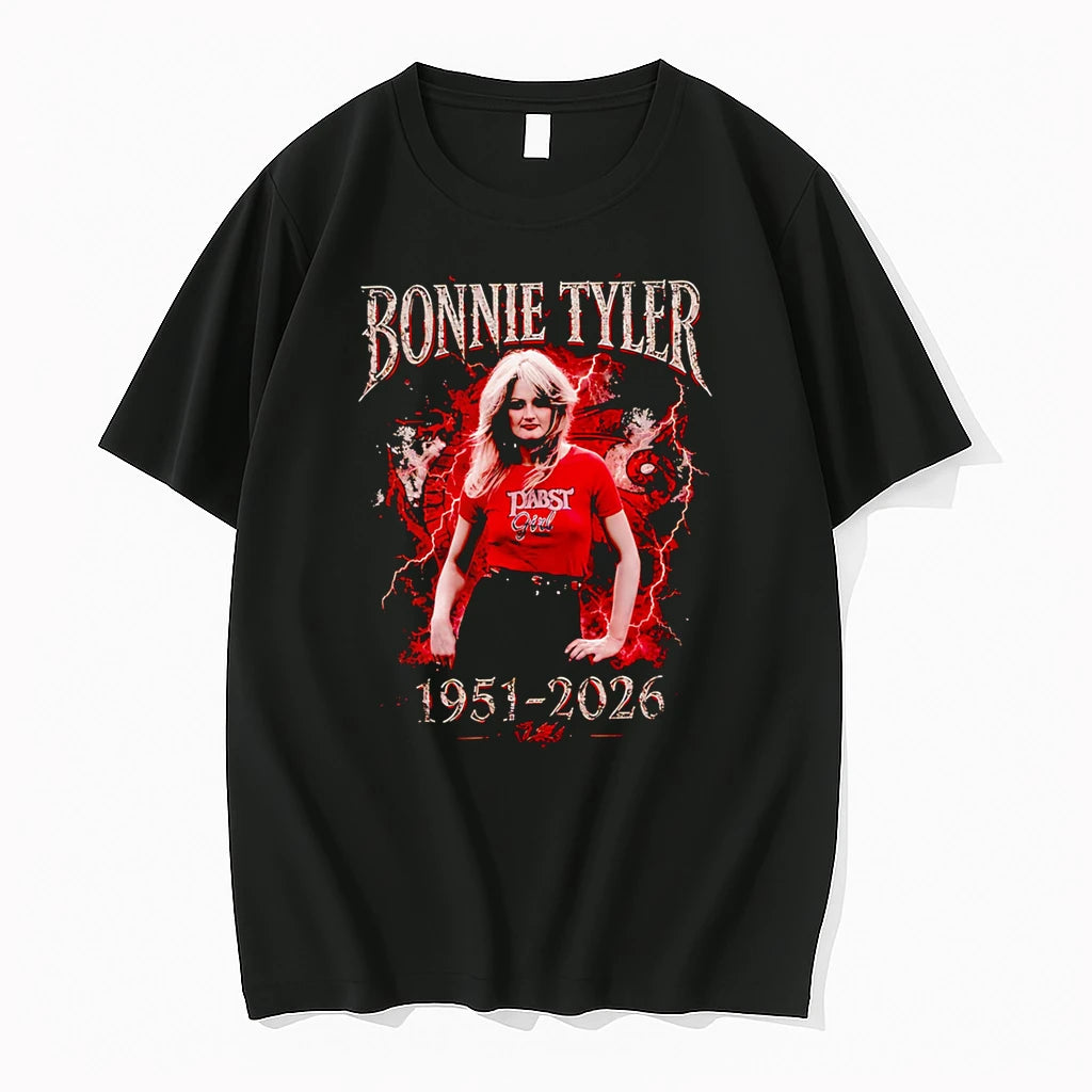 Officials Bonnie Tyler 1951 2026 Pabst Girl Premium T Shirt