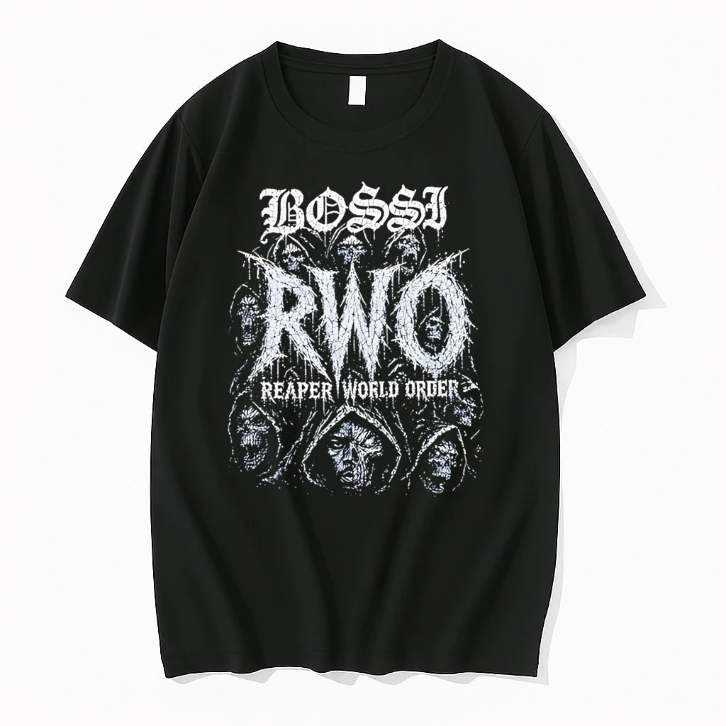 Officials Bossi Rwo Reaper World Order Premium T Shirt