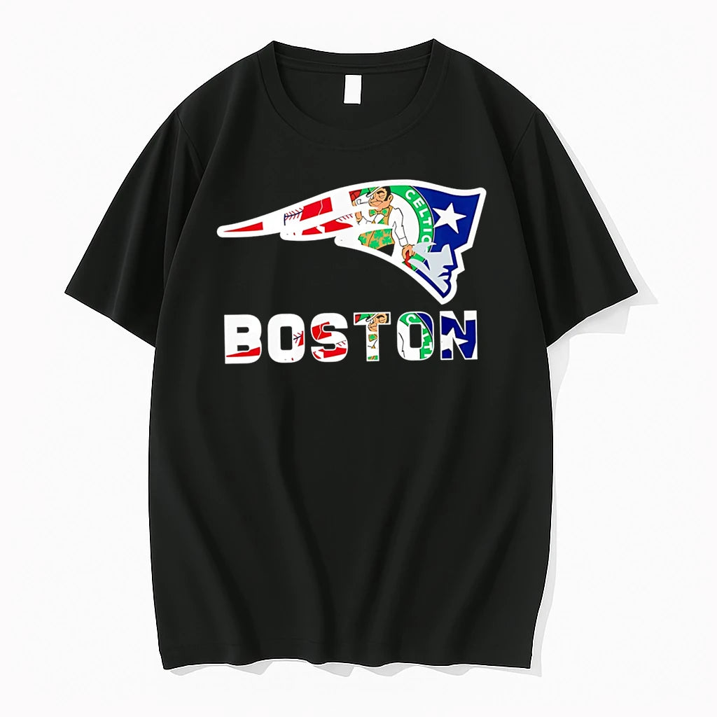 Officials Boston Patriots Celtics Logo Premium T Shirt