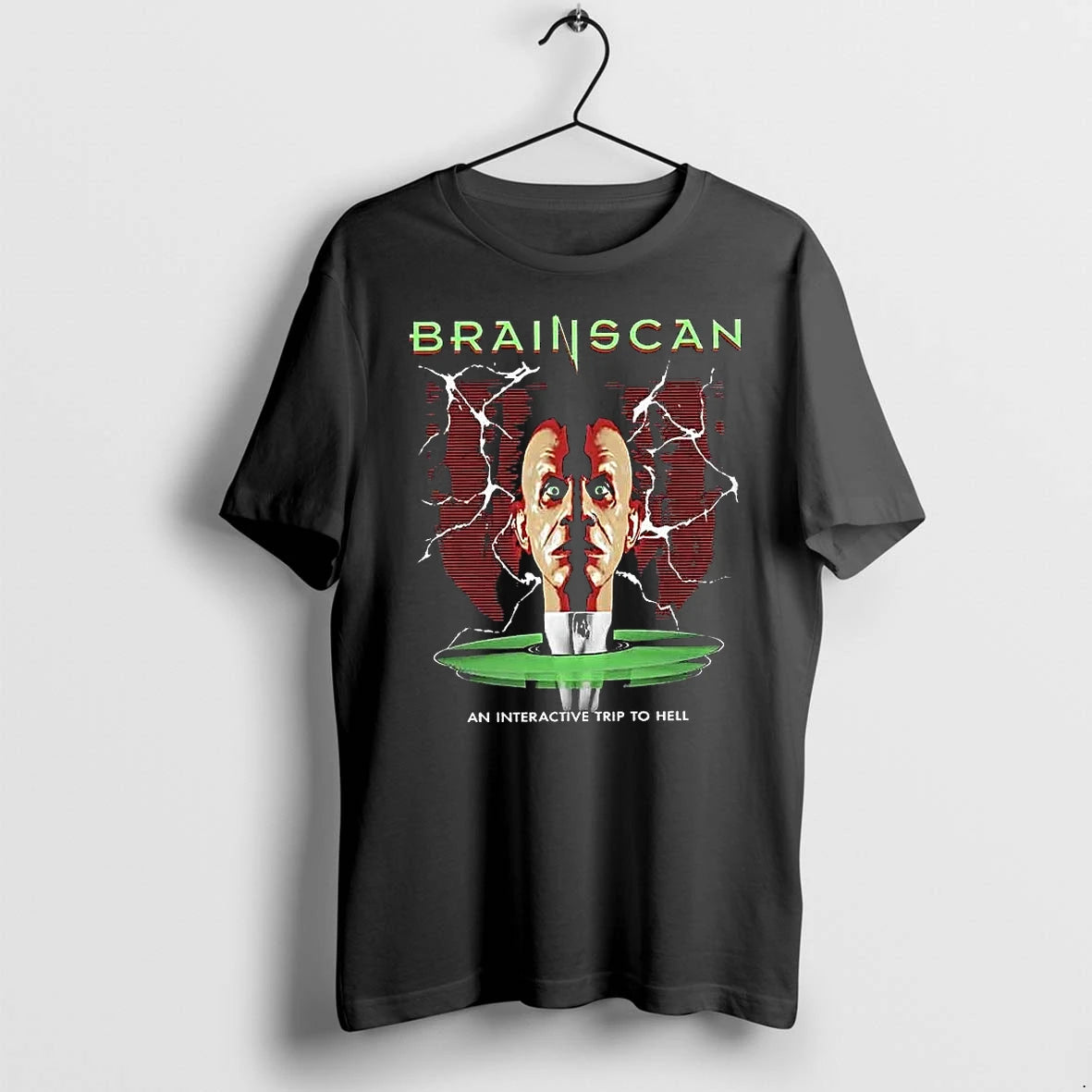Officials Brainscan An Interactive Trip To Hell Black Mens Premium T Shirt