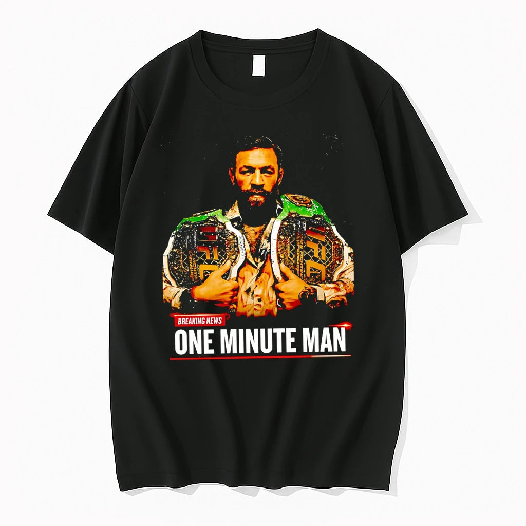 Officials Breaking News One Minute Man Conor Mcgregor Premium T Shirt