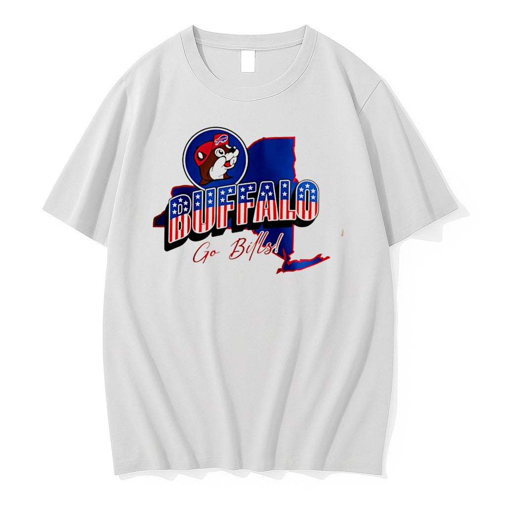 Officials Buffalo Bills Buc Ees Buffalo Go Bills Patriotic Tee Premium T Shirt