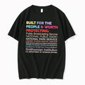 Officials Built For The People And Worth Protecting Public Broadcasting Service Tee