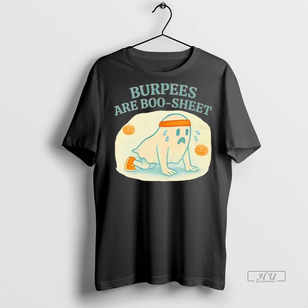 Officials Burpees Are Boo Sheet Halloween Graphic Tee Shirt Sweater
