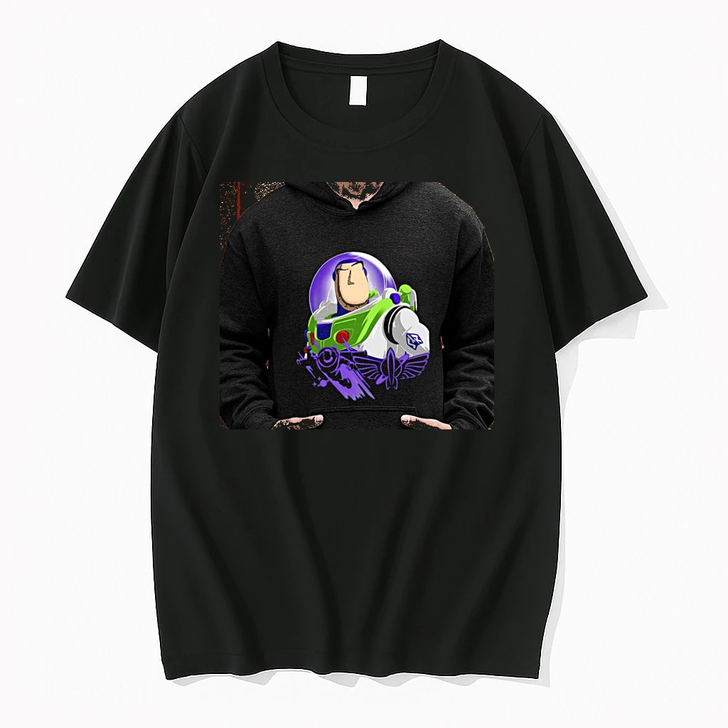 Officials Buzz Lightyear Toy Story Space Ranger Badge Pixar Movie Character Premium T Shirt