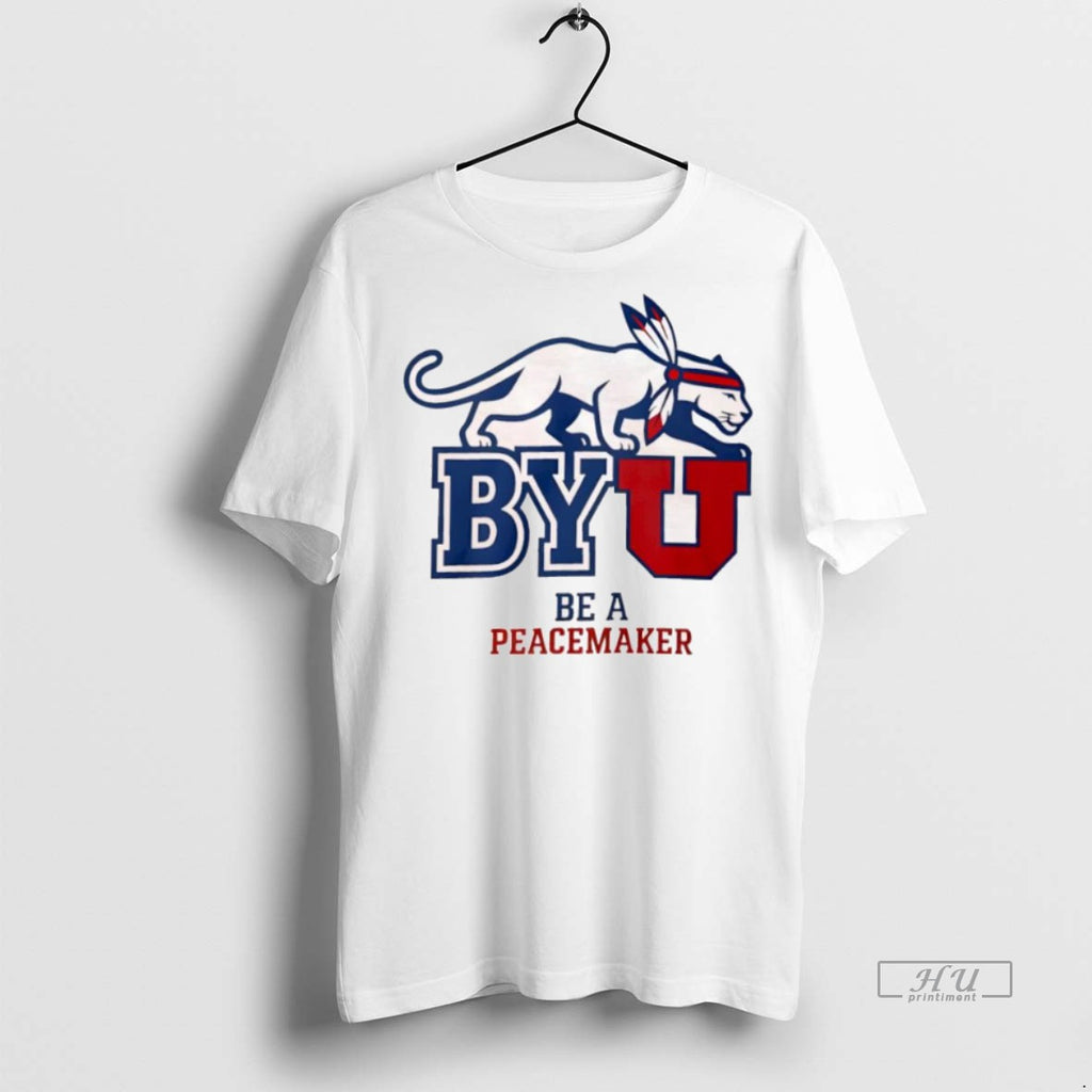 Officials Byu Be A Peacemaker Graphic Tee Shirt Sweater