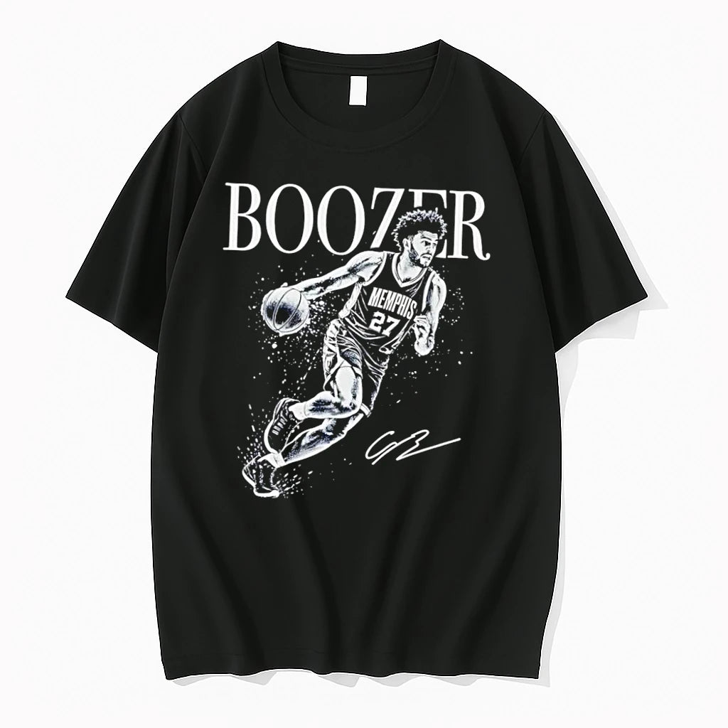 Officials Cb Boozer Dribbling Memphis Basketball Black Premium T Shirt