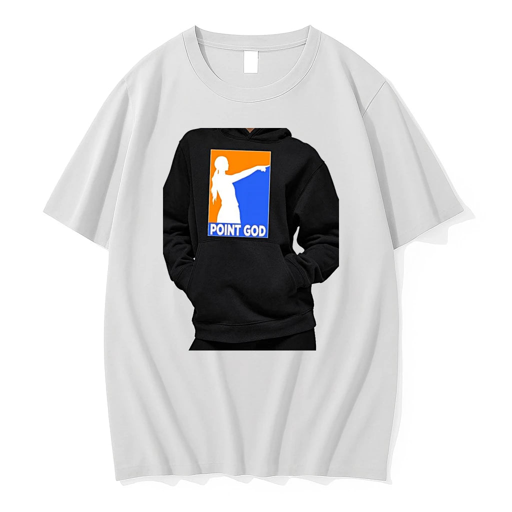 Officials Caitlin Clark Indiana Fever Point God Parody Logo Premium T Shirt