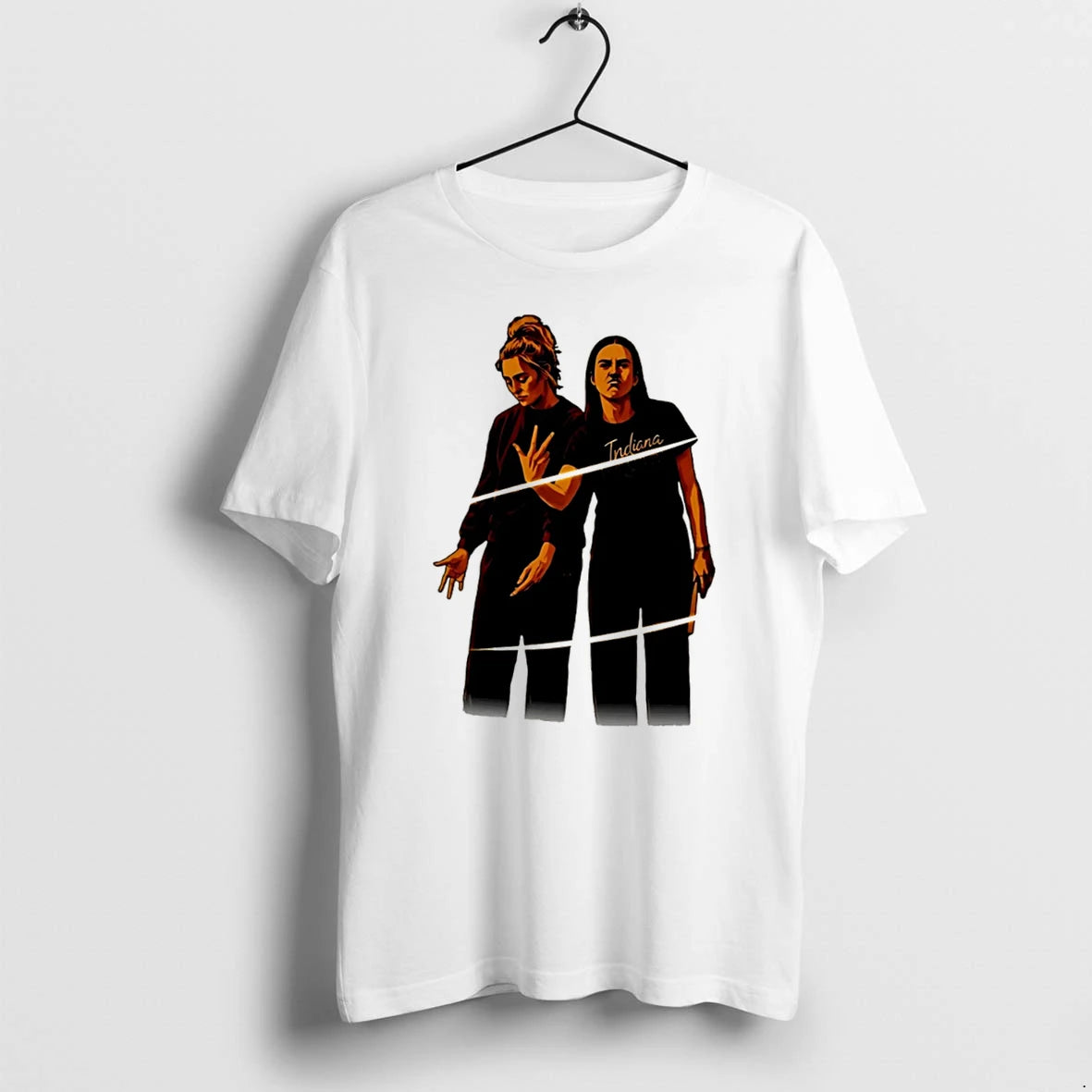 Officials Caitlin Clark And Lexie Hull Indiana Fever Tee Premium T Shirt