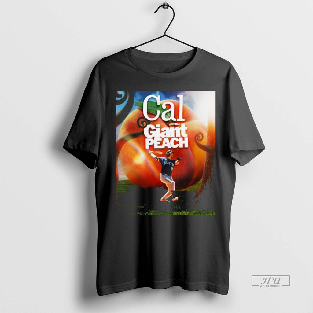 Officials Cal Raleigh And The Giant Peach Seattle Mariners Mlb Tee Shirt Sweater