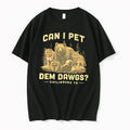 Officials Can I Pet Dem Dawgs Gatlinburg Tn Vintage Wildlife Tee Premium T Shirt