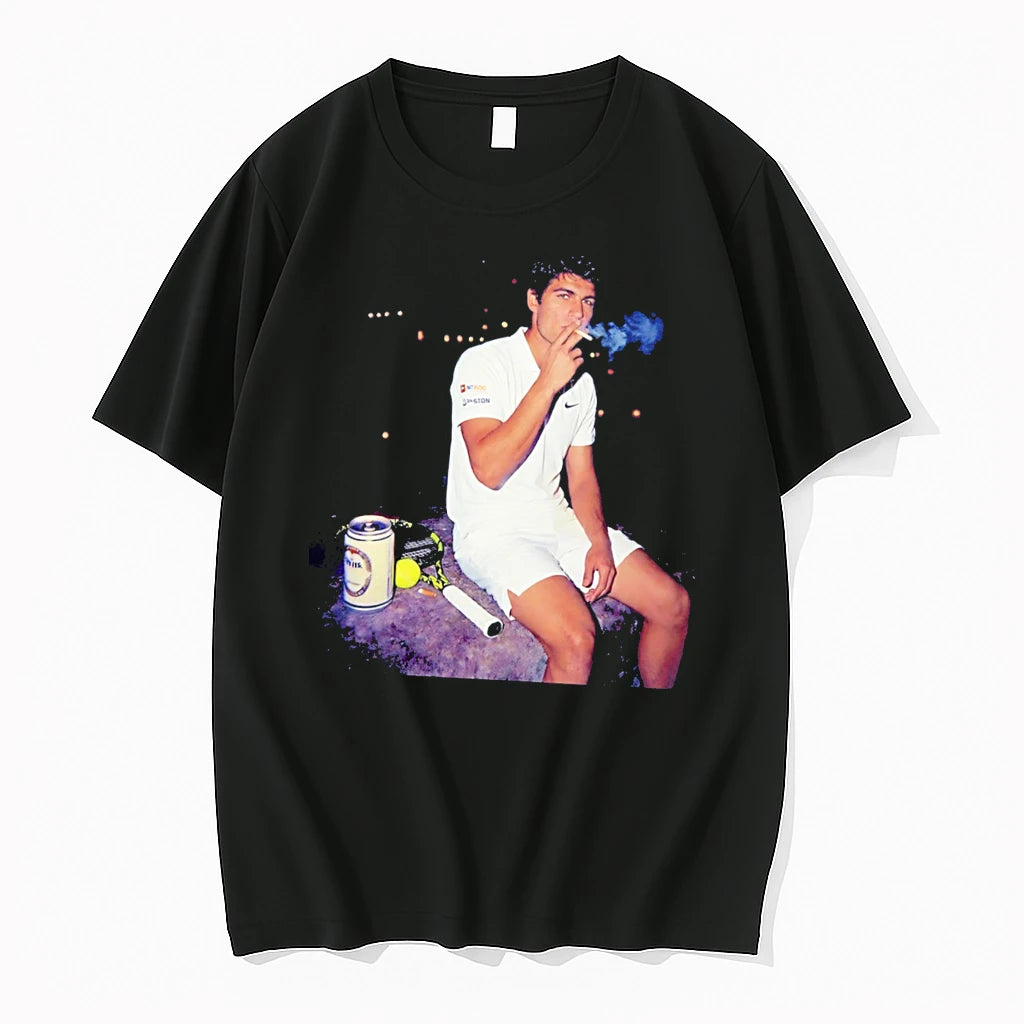 Officials Carlos Alcaraz Smoking Tees Premium T Shirt