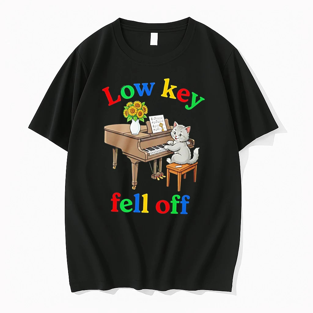 Officials Cat Lowkey Fell Off Tee Premium T Shirt