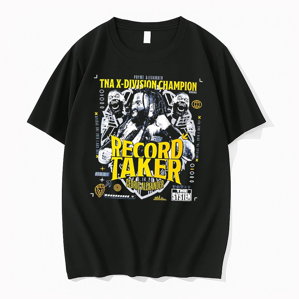 Officials Cedric Alexander Record Taker Tna X Division Champion The System Tee