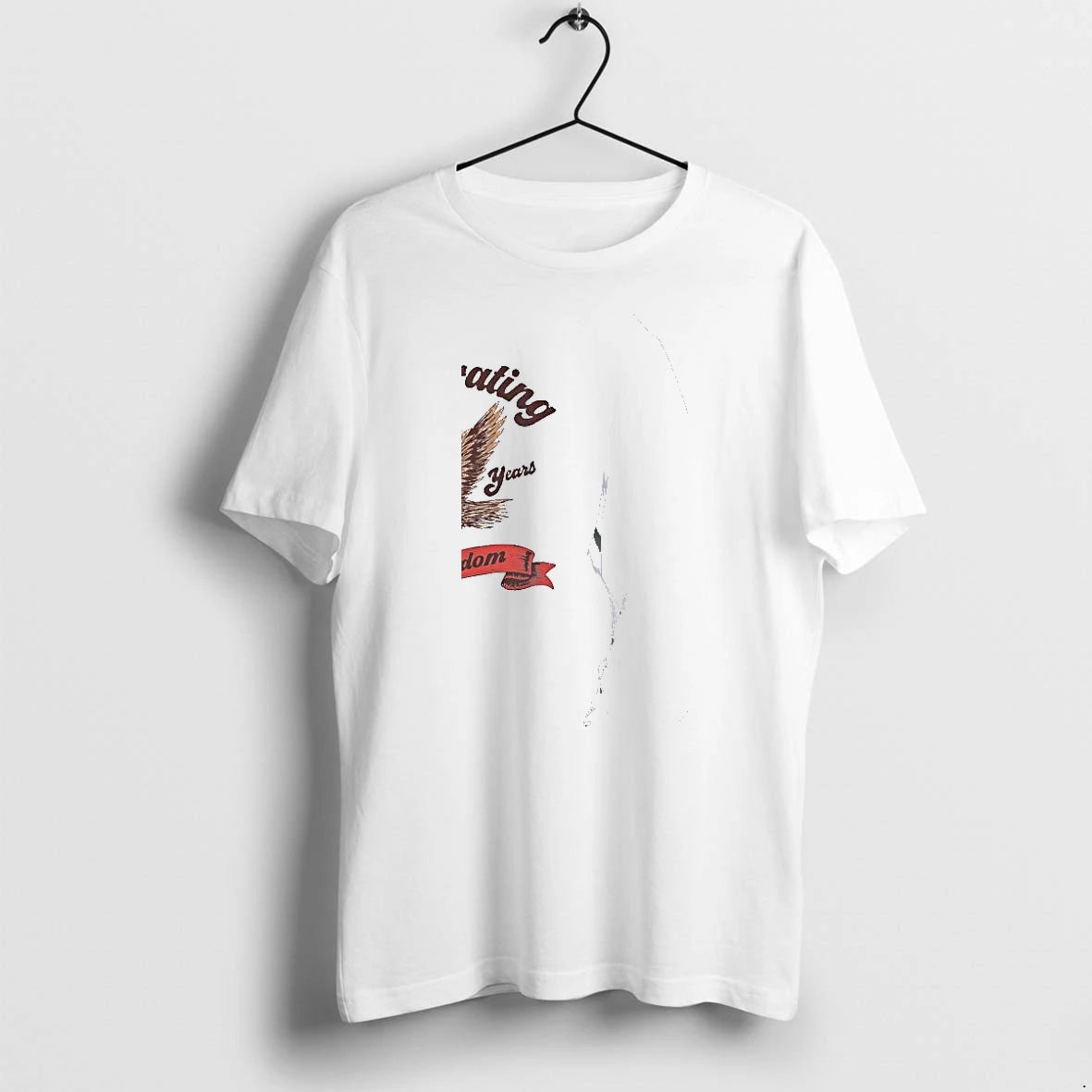 Officials Celebrating 250 Years Of Freedom Bald Eagle Patriotic Premium T Shirt