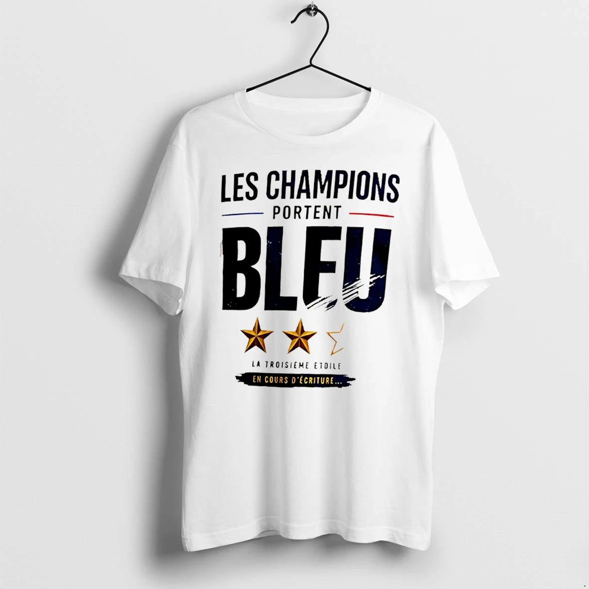 Officials Champions Wear Blue France Football Supporter Tee Premium T Shirt