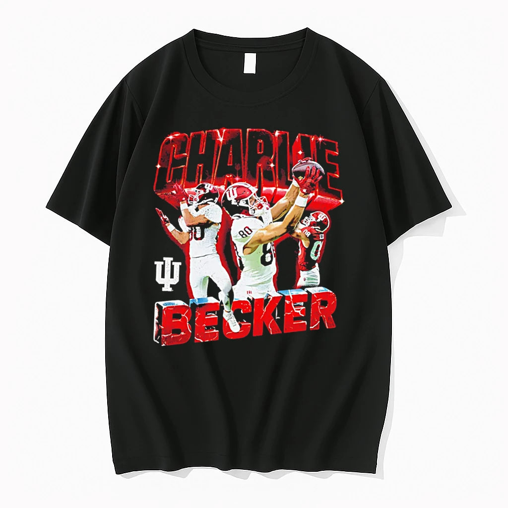 Officials Charlie Becker Indiana Football 90s Tee Premium T Shirt
