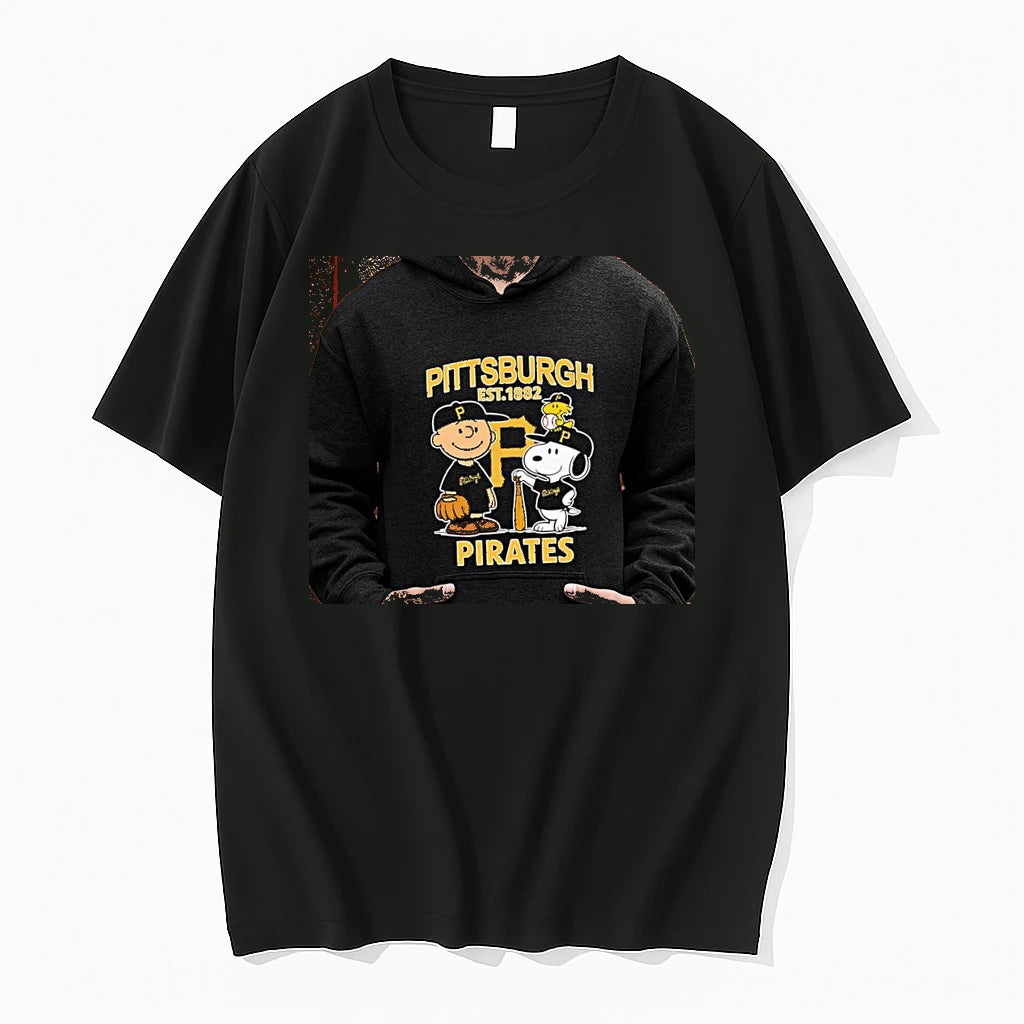Officials Charlie Brown And Snoopy X Pittsburgh Pirates Pittsburgh Est 1882 Cartoon