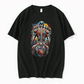 Officials Chicago Bears Runs In My Blood Mascot Skeleton Black Mens Premium T Shirt