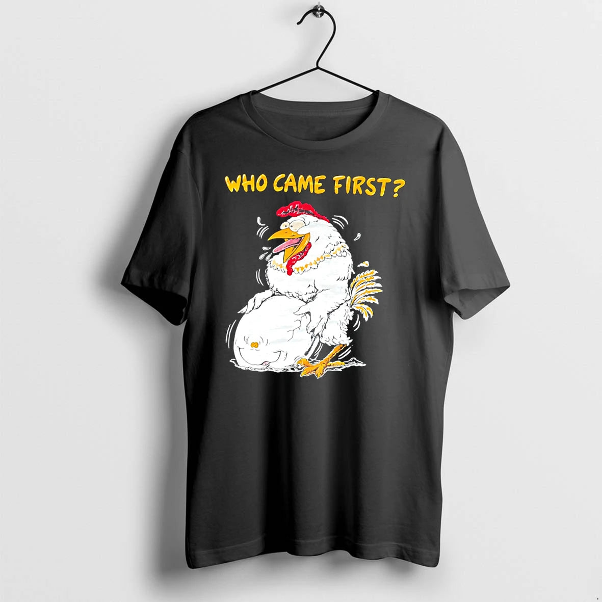 Officials Chicken And Egg Who Came First Funny Tee Premium T Shirt