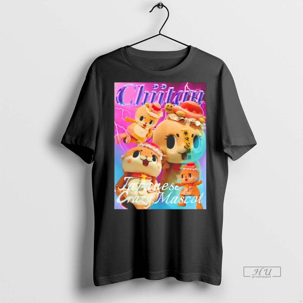 Officials Chiitan Japanese Crazy Mascot Graphic Tee Shirt Sweater