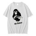 Officials Chimpanzee Holding Gun With Text No Future Premium T Shirt