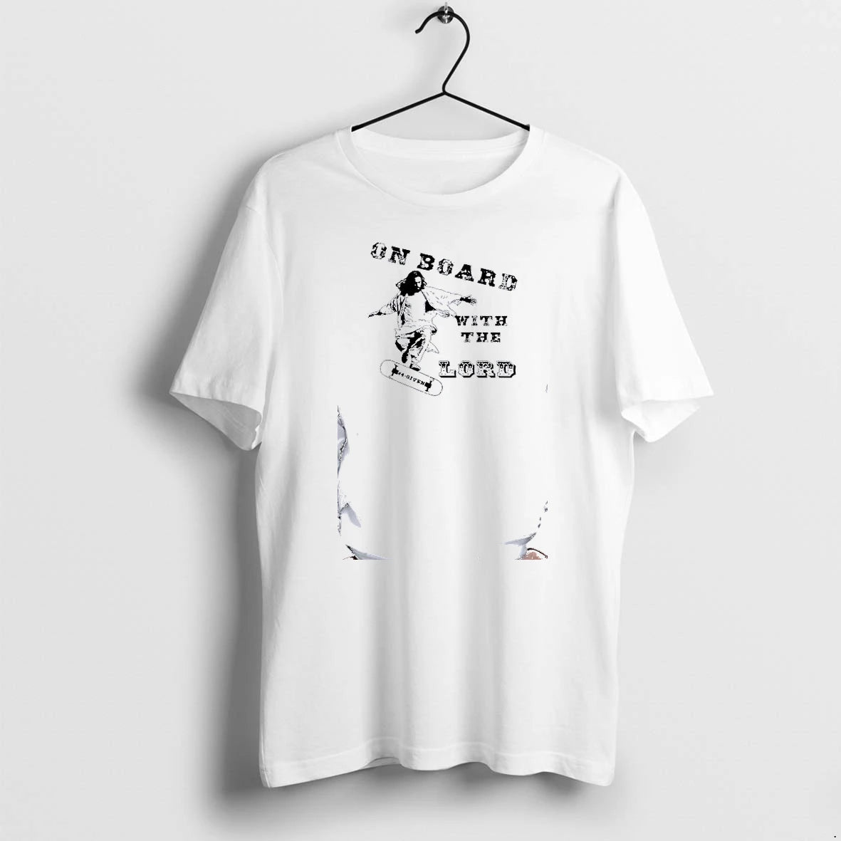Officials Christian On Board With The Lord Skateboarding Premium T Shirt