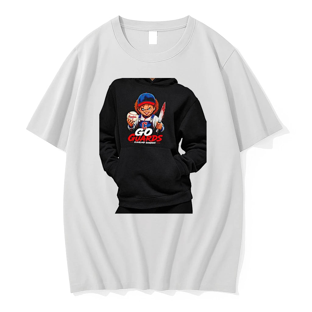 Officials Chucky Cleveland Guardians Go Guards Cleveland Guardians Baseball Horror Premium T Shirt