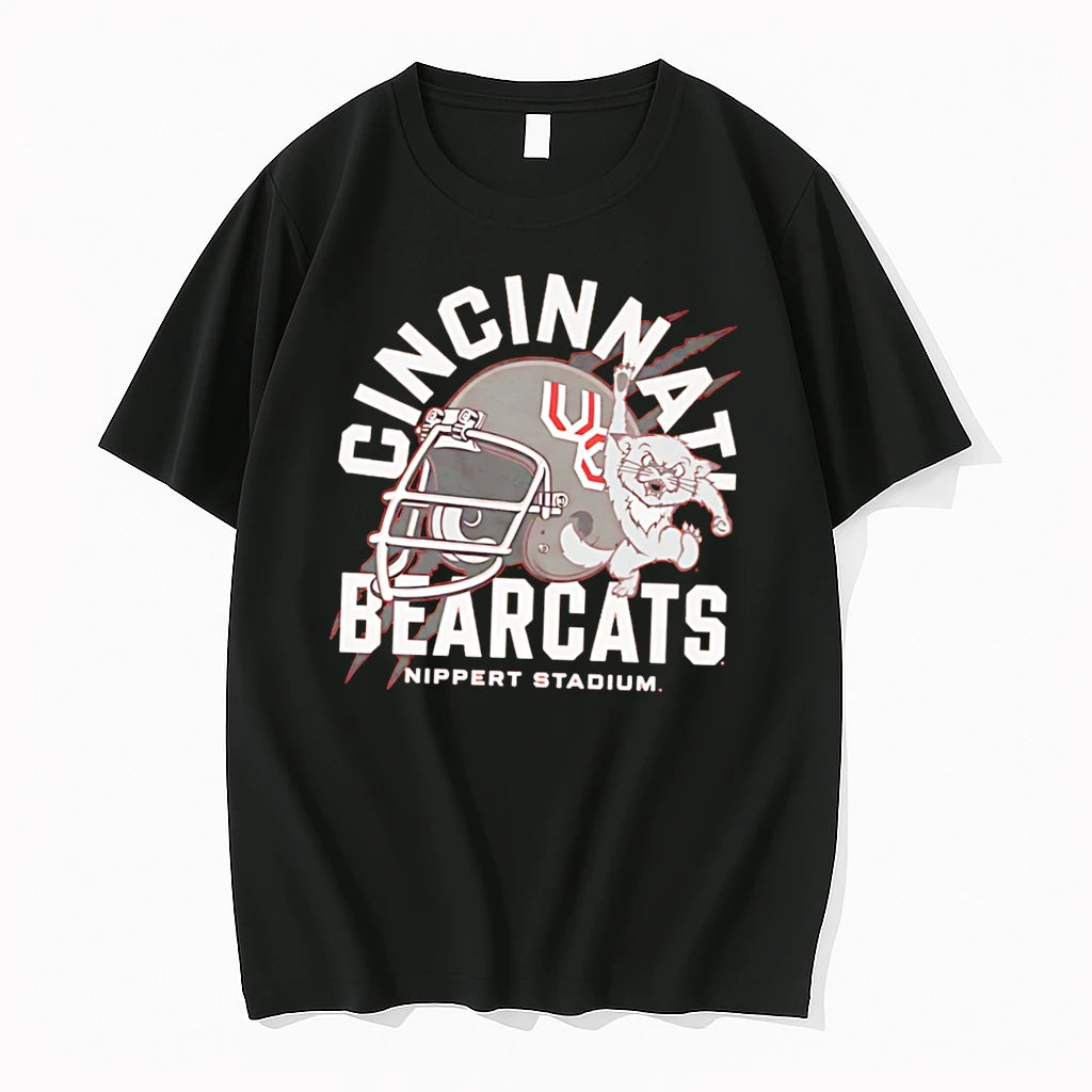 Officials Cincinnati Bearcats Football Nippert Stadium Helmet Vintage Tee Premium T Shirt