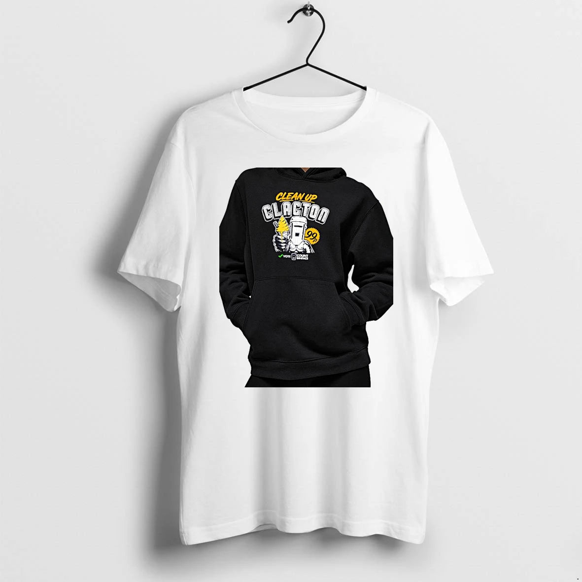 Officials Clean Up Clacton Vote Premium T Shirt