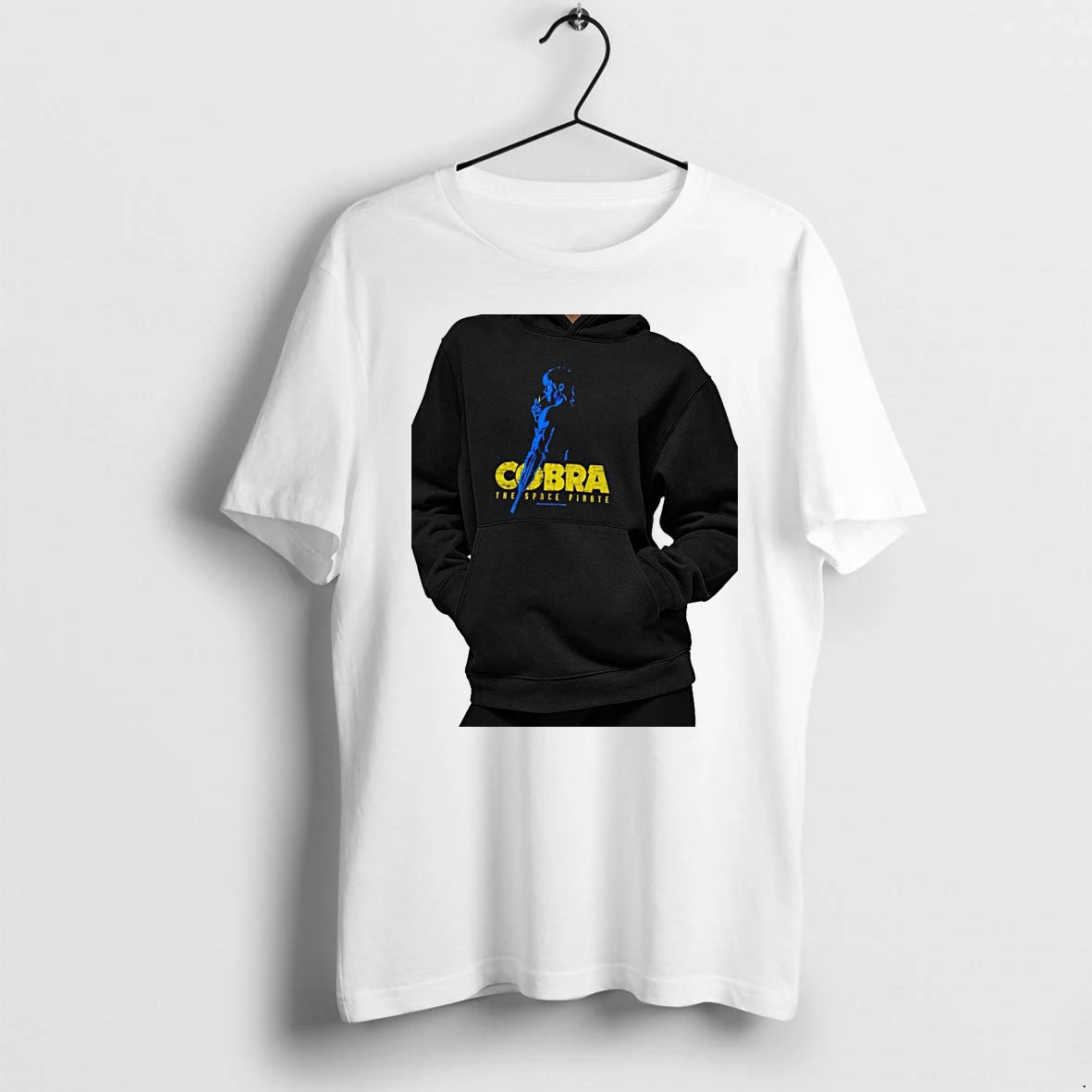 Officials Cobra The Space Pirate Manga Anime Grunge Silhouette Premium T Shirt