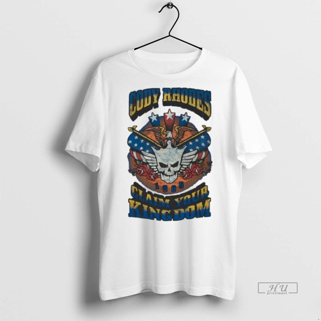 Officials Cody Rhodes Claim Your Kingdom Logo 1985 Graphic Tee Shirt Sweater