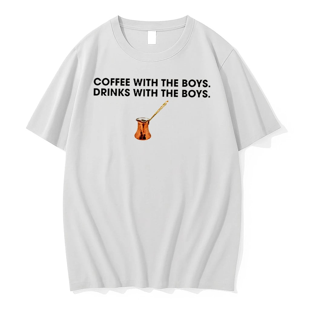Officials Coffee With The Boys Drinks With The Boys Tee Premium T Shirt