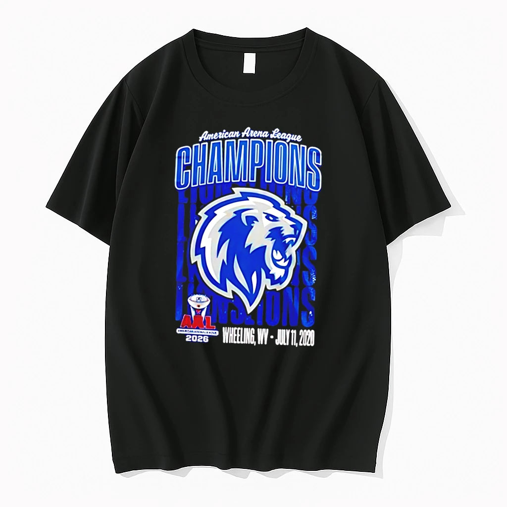 Officials Columbus Lions 2026 Aal Champions Graphic Tee Premium T Shirt