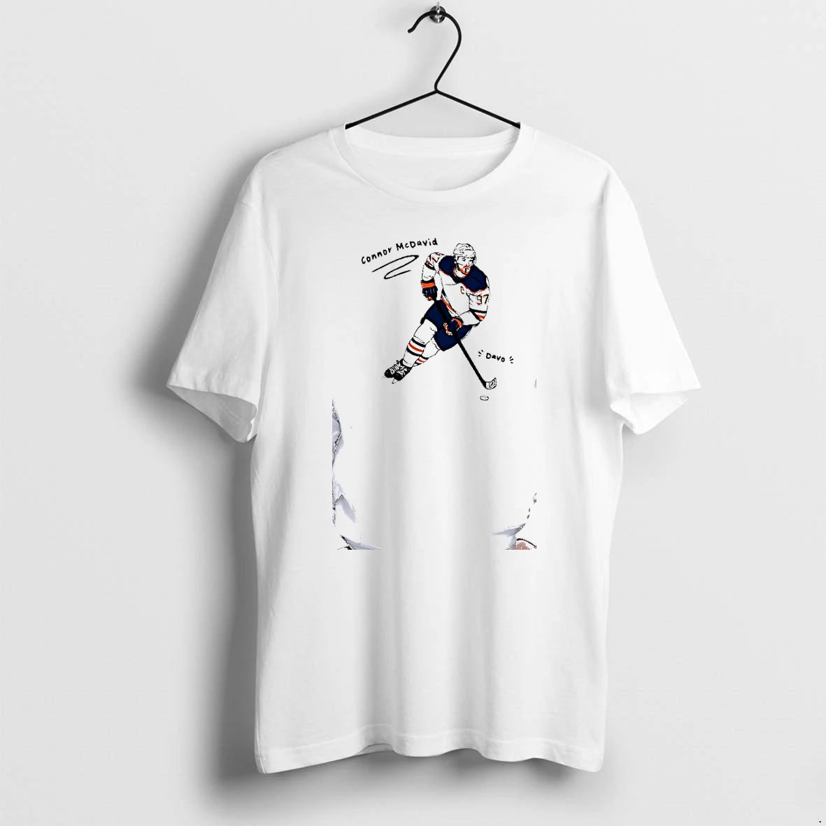Officials Connor Mcdavid Edmonton Oilers Hockey Davo Player Premium T Shirt