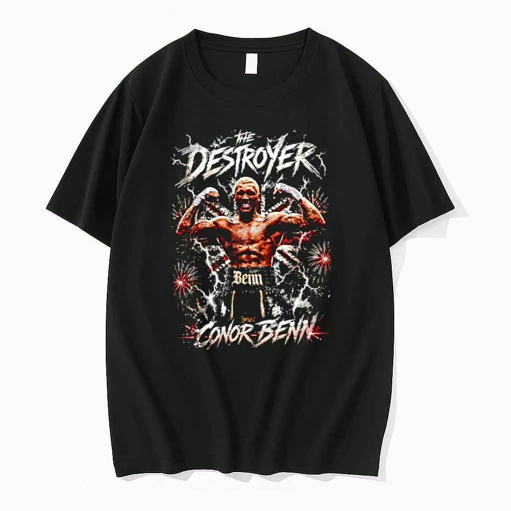 Officials Conor Benn The Destroyer Boxing Match Union Jack Flag Professional Boxer