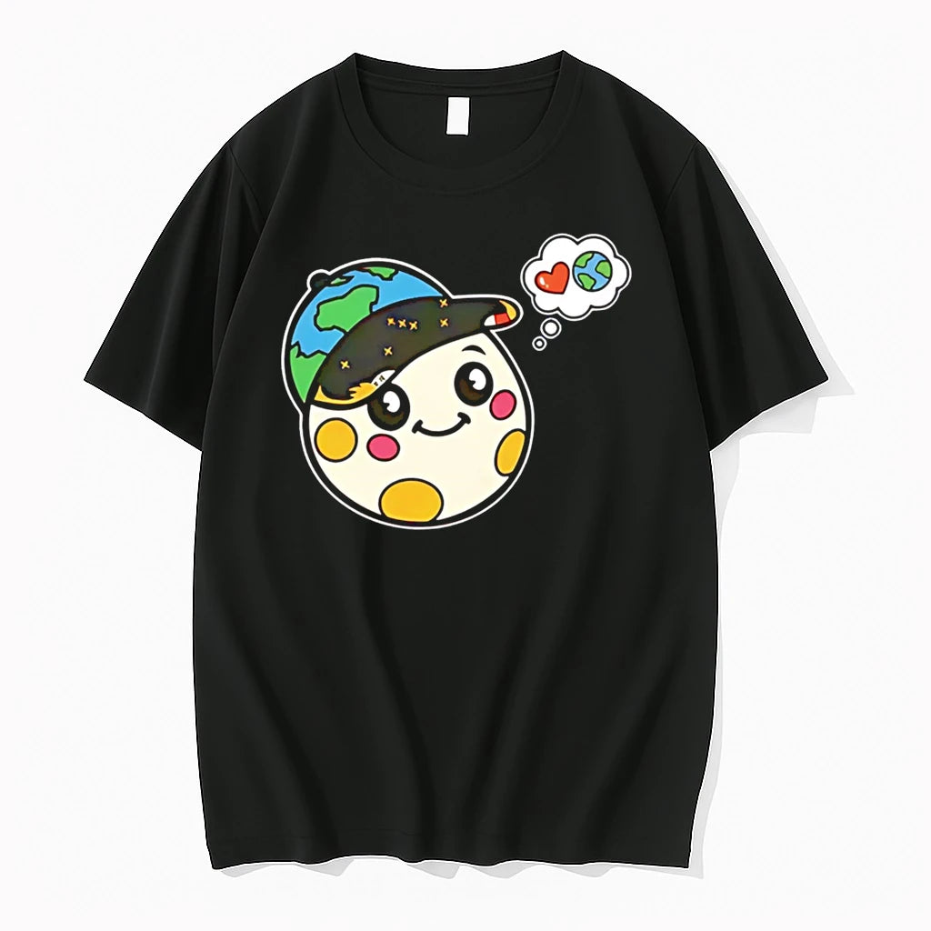 Officials Copy Moon Joy Moon Character Premium T Shirt
