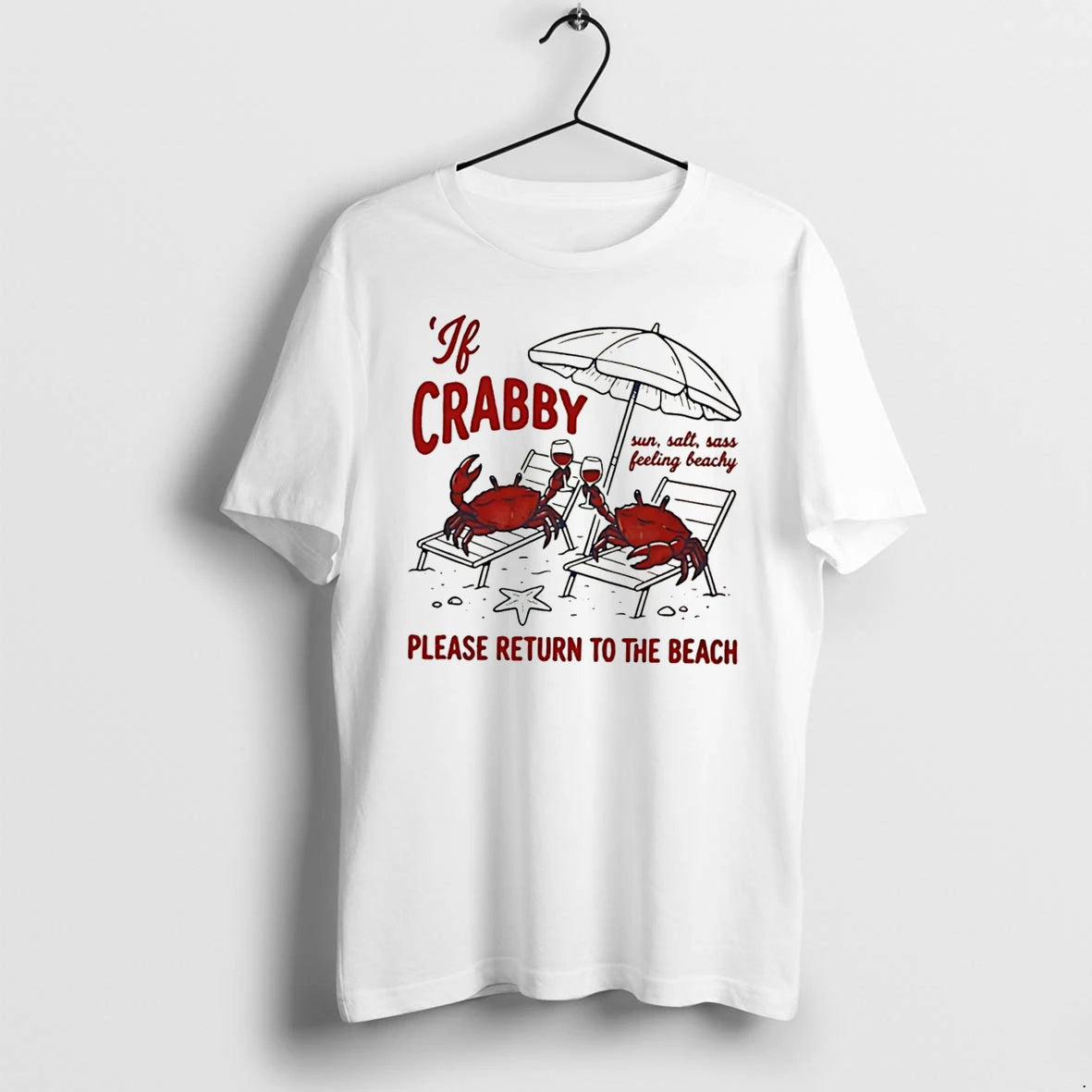 Officials Crab If Crabby Please Return To The Beach Tee Premium T Shirt