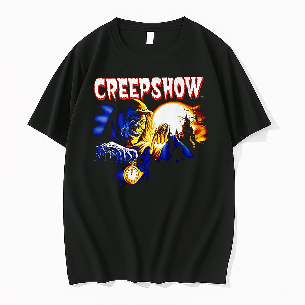 Officials Creepshow With The Creep Holding A Pocket Watch Premium T Shirt