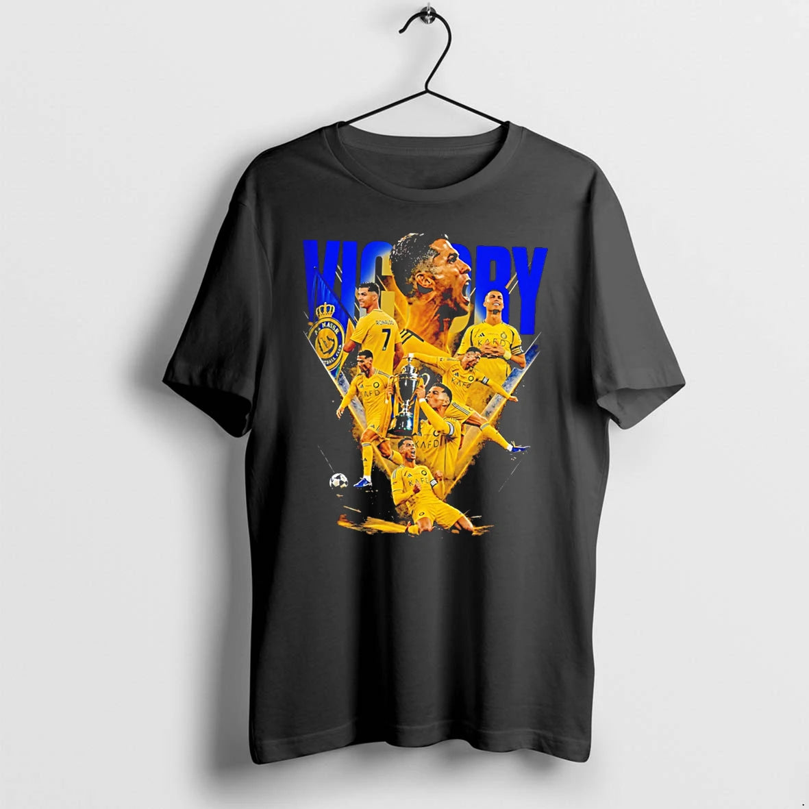 Officials Cristiano Ronaldo Al Nassr 2025%ce%b3co26 Saudi Pro League Champions Graphic Tee