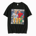 Officials Cristinano Ronaldo And Lionel Messi Selfie With Trophies Tee Premium T Shirt