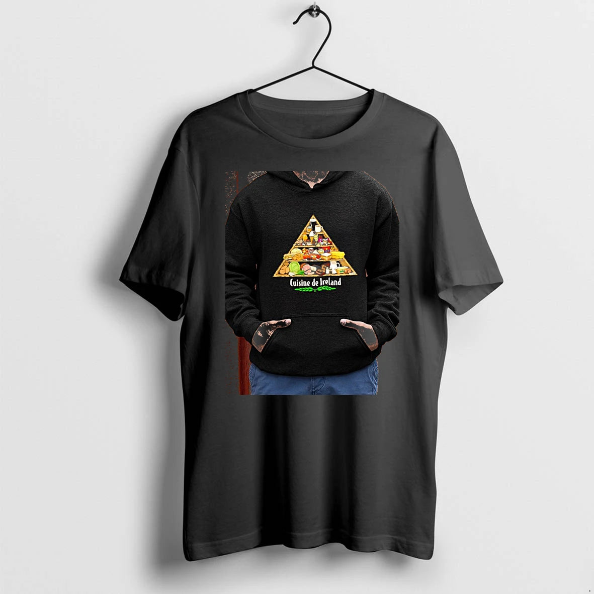 Officials Cuisine De Ireland Humorous Cartoon Style Premium T Shirt