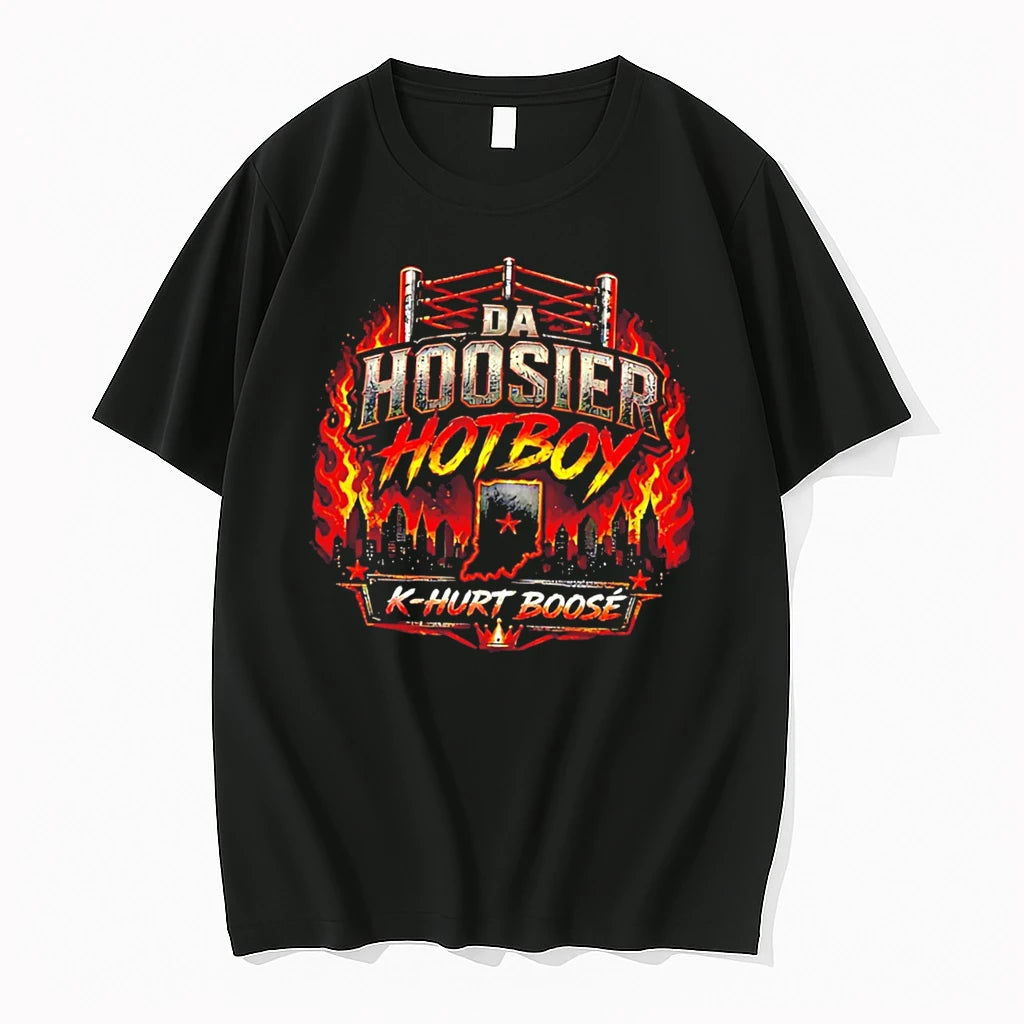 Officials Da Hoosier Hotboy K Hurt Boose Hoosier Map Tee Premium T Shirt