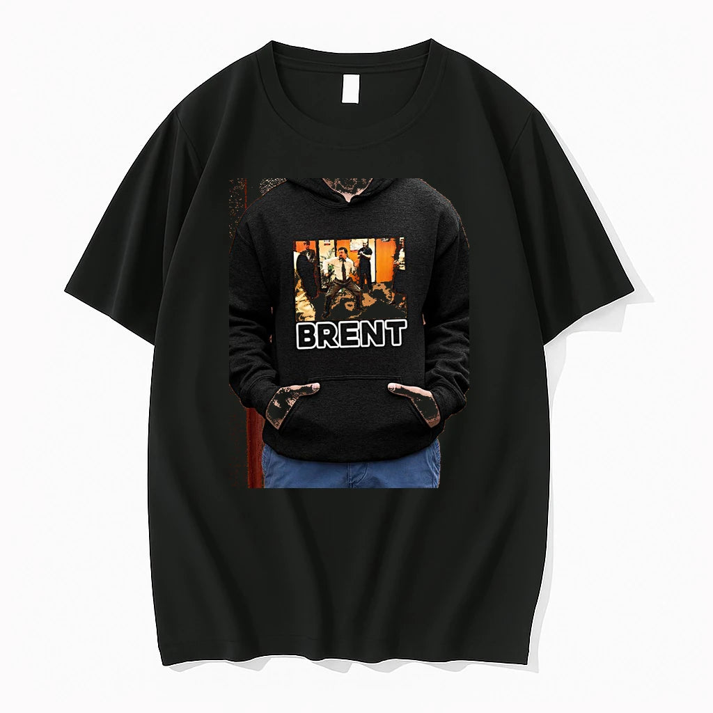Officials David Brent The Office Television Show Dance Pose Brent Character Premium T Shirt