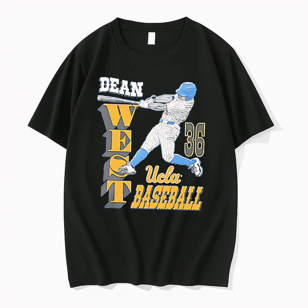 Officials Dean West Ucla Baseball Ncaa Illustrated Tee Premium T Shirt