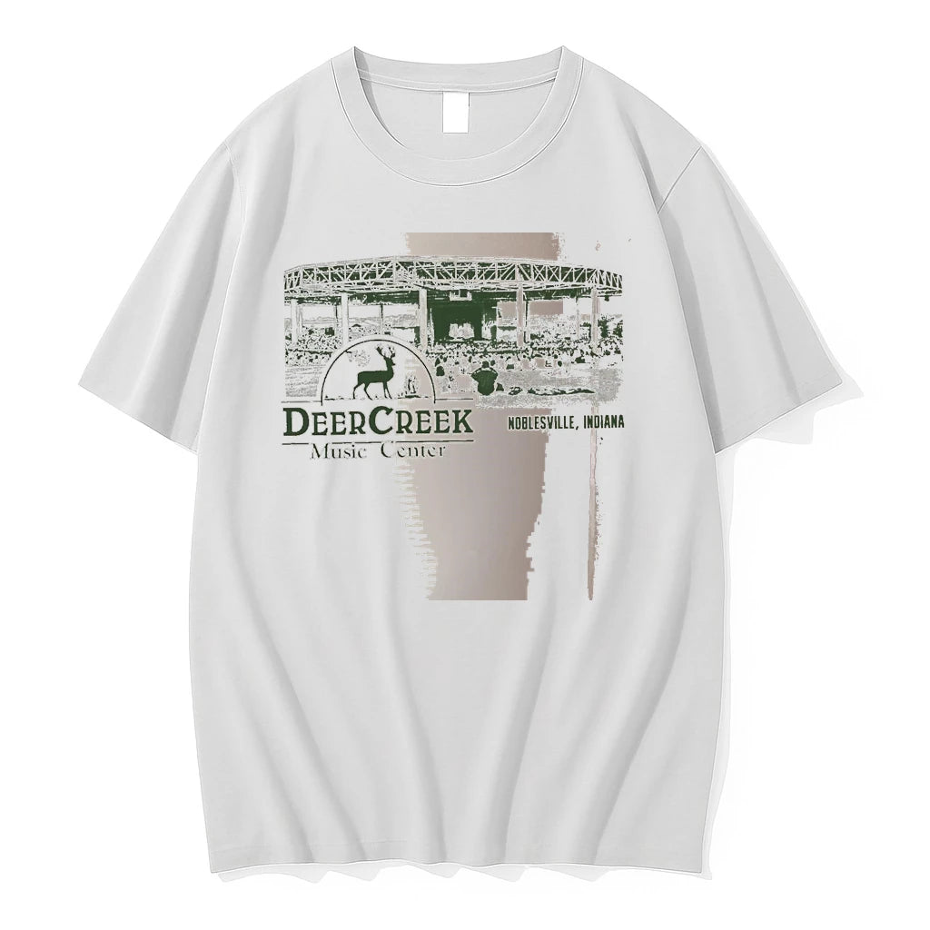 Officials Deer Creek Summer Nights White Premium T Shirt